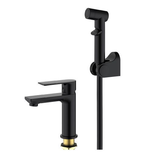 Смеситель Splenka S05 S05.12.06 на раковину черный