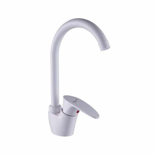 Смеситель для кухни Plstart PL4105-8 на мойку белый