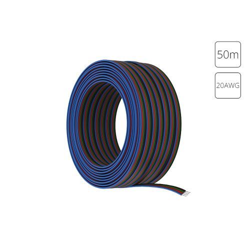 Провод 4-жильный для светодиодной ленты RGB 50м, 20AWG Arte Lamp Strip-accessories (Стрип-аццессориес) A20-4W