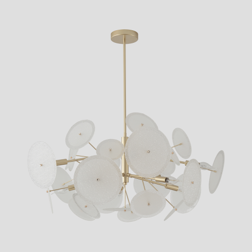 Люстра на штанге Crystal Lux Dandelion (Данделион) DANDELION SP10 GOLD
