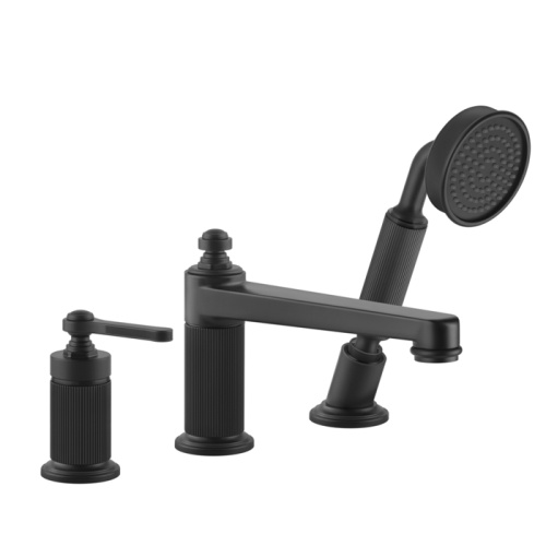 Смеситель Gessi Venti20 65037#299 на борт ванны черный