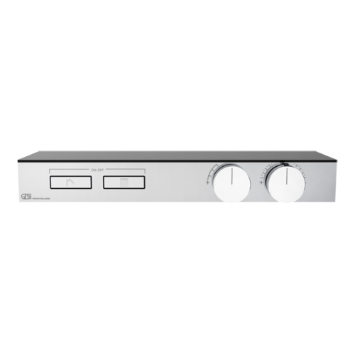 Смеситель для душа Gessi Hi-Fi 63022#031 встраиваемый в стену хром с термостатом (внешняя часть)