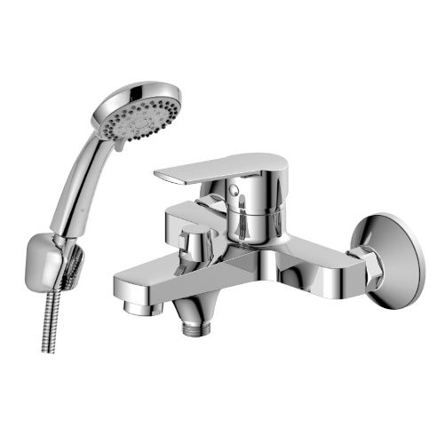Смеситель для ванны и душа Decoroom DR22 DR22036 настенный хром