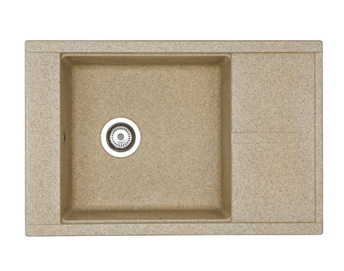 Мойка кухонная Aquaton Делия 1A715132DE220 78х51 цвет песочный