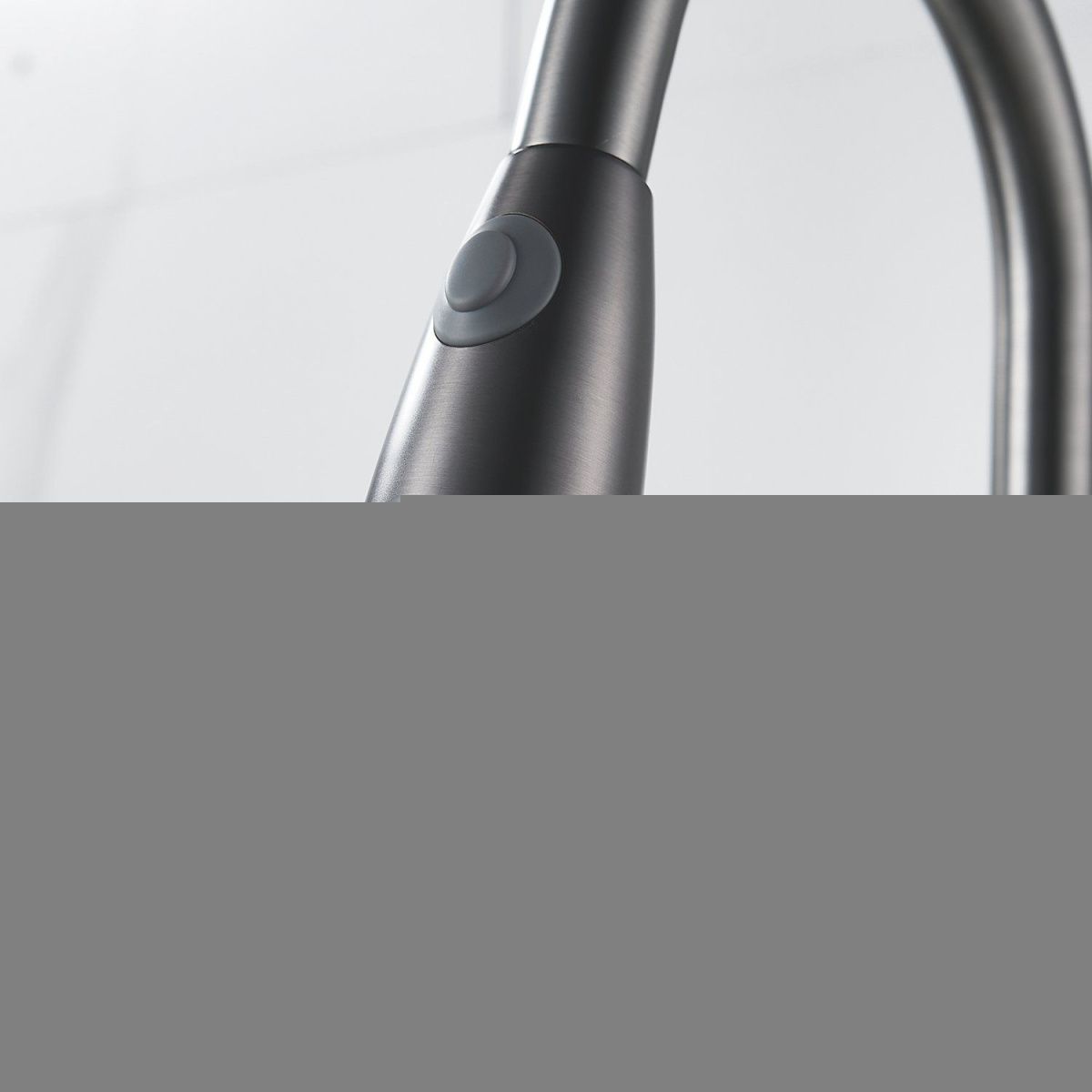 Смеситель для кухни Raffine F213T на мойку оружейная сталь