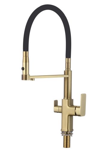 Смеситель для кухни Savol S-L1809C-01 на столешницу бронза