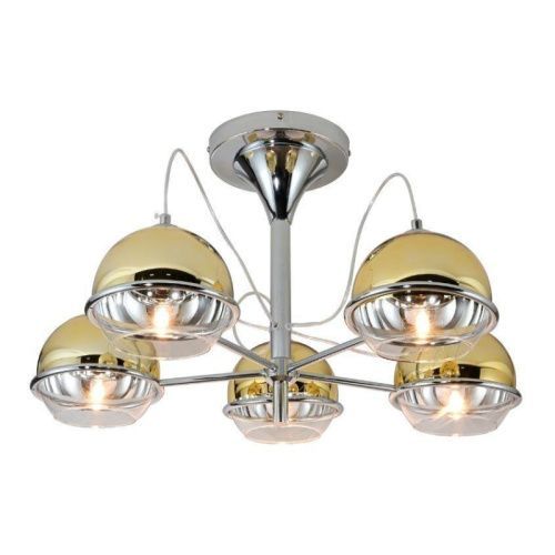 Люстра на штанге Lumina Deco Veroni (Верони) LDC 1029-5 GD