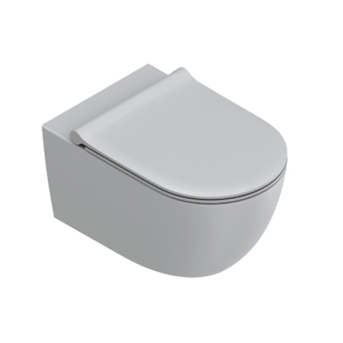 Чаша унитаза подвесная Catalano Sfera 511550023 цвет светло-серый матовый без сиденья безободковая смыв торнадо