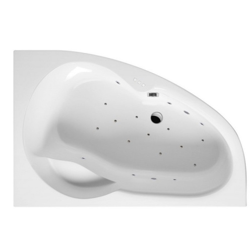 Ванна акриловая гидромассажная Excellent NEWA WAEX.NEP16.RELAX.CR 160х95 пристенная асимметричная с каркасом