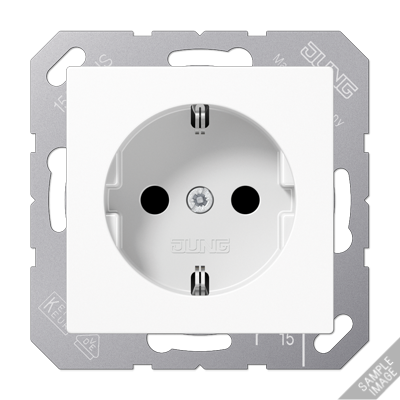 Розетка штепсельная Jung Serie CD (Серие ЦД) CD1520EDVPLWW