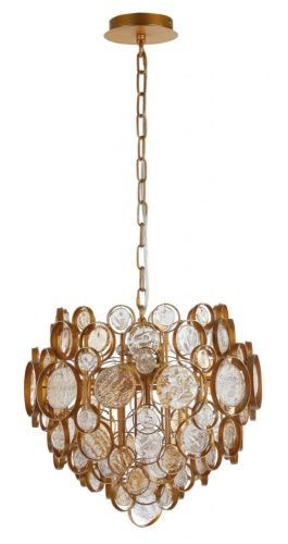 Светильник подвесной Crystal Lux Deseo (Десео) Deseo SP6 D460 Gold