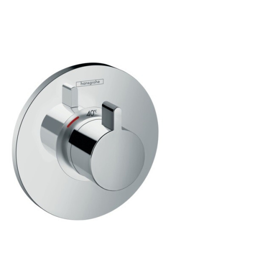 Смеситель Hansgrohe Ecostat 15756000 настенный встраиваемый хром с термостатом
