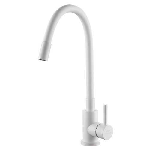 Смеситель для кухни Fashun A54101N-8A на мойку белый