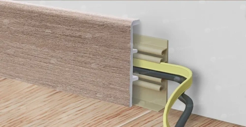 Напольный плинтус Alpine Floor Rico Concept RC 80015 Вишня гамильтон