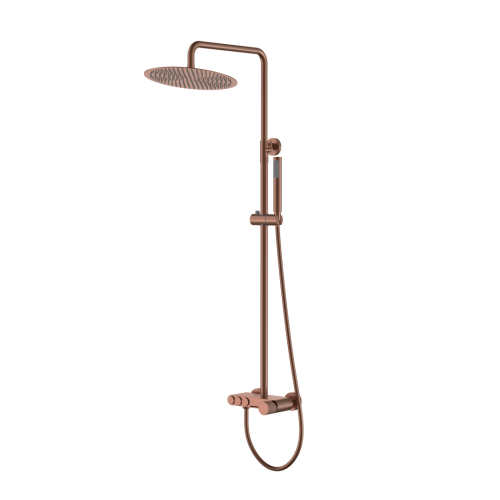 Душевая стойка Boheme Stick 128-BRB.3 настенная цвет бронза брашированная