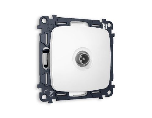 Комплект механизма TV розетки оконечной 50-870 MHz 1dB Ambrella Volt Omega (Омега) MO133010