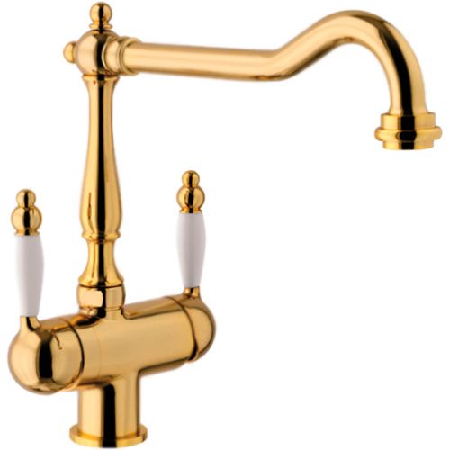 Смеситель для кухни Webert Kitchen Byblos BY920802010 на мойку золото