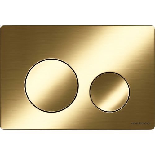 Клавиша смыва механическая Ceramica Nova Balance/Circle CN12-001BG цвет брашированное золото