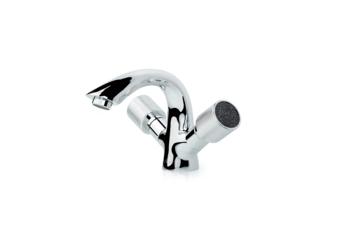 Смеситель Boheme Royal Cristal 271-Royal/CRST black на раковину хром