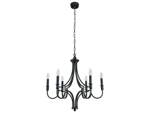 Люстра подвесная Newport 3450 3456/С black+gold