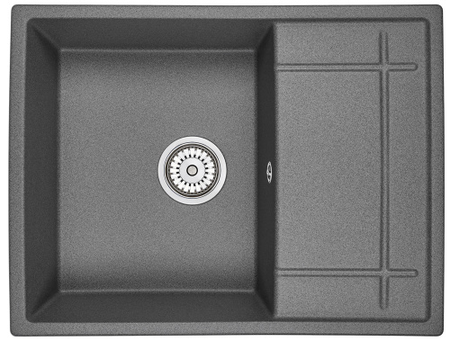 Кухонная мойка Granula 6501 ГРАФИТ 65х50 цвет графит