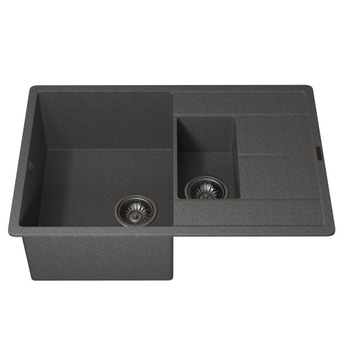 Кухонная мойка Uperwood Quartz Premium UPD-05 3910202118 78x51 цвет серый матовый