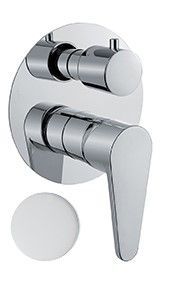 Смеситель для ванны и душа Fiore 88BB7561 настенный белый