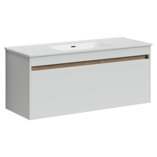 Тумба под раковину Sancos Smart SM120-1W 119х45х50 настенная
