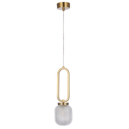 Светильник подвесной Crystal Lux Carolina (Царолина) CAROLINA SP1 V2 BRASS