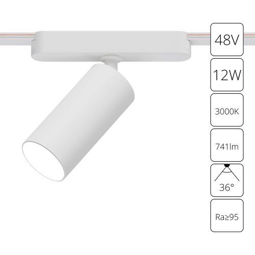 Трековый магнитный светильник Arte Lamp Rapid (Рапид) A1158PL-1WH