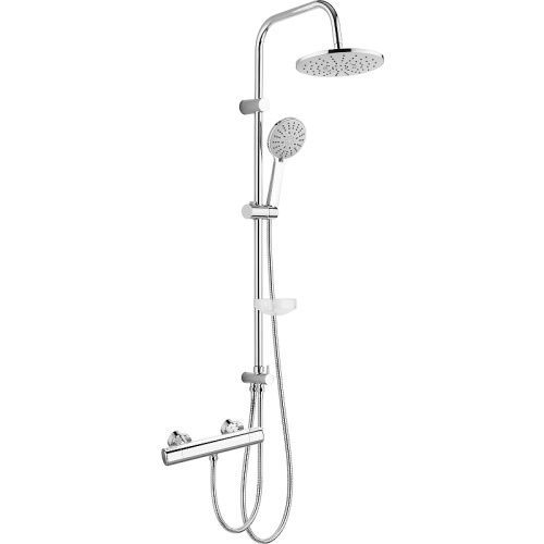 Душевая стойка Agger Thermo A2492200 настенная цвет хром с термостатом