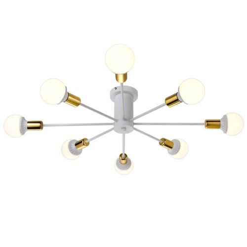 Люстра на штанге Natali Kovaltseva Loft (Лофт) LOFT 75140/8C WHITE GOLD