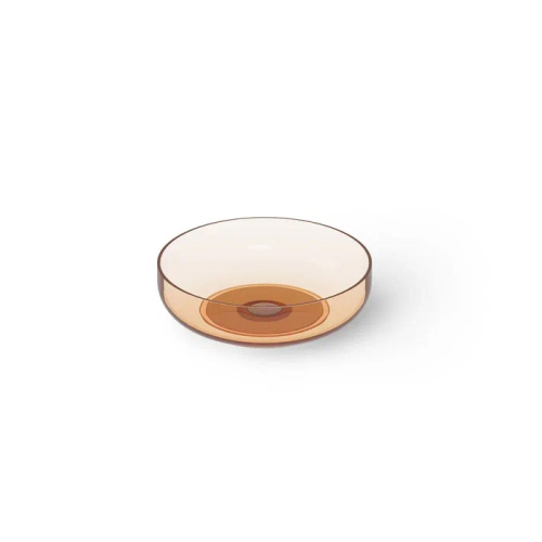Раковина керамическая Dea Design Washbasins DD9101 400 R1 40х40 накладная цвет коричневый без отверстий под смеситель