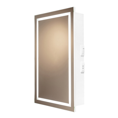 Зеркало-шкаф Azario Hamburg-WHITE LED-00002670