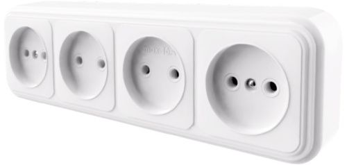Розетка 4-местная Stekker PST16-60-20 39701