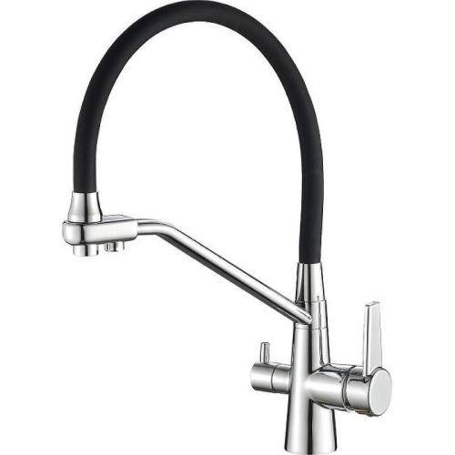 Смеситель для кухни Haiba HB76855 на мойку хром