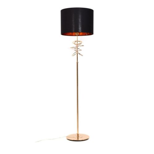 Торшер Lumina Deco Milari (Милари) LDF 5530 F.GD+BK