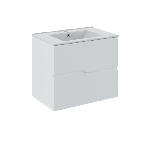 Тумба под раковину Runo Палермо 00-00004084 80х40 подвесная цвет белый