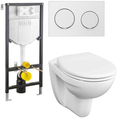 Комплект унитаз с инсталляцией Vitra S10 9842B003-7206