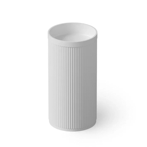 Раковина керамическая Dea Design Pedestal Basin DD2801 450 18 50х50 напольная цвет белый без отверстий под смеситель