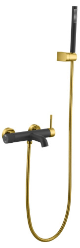 Смеситель Boheme Uno 463-BG настенный золото
