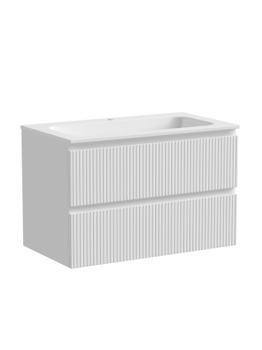 Тумба под раковину Sancos SNOB T SNT80W 79х45х50 подвесная цвет белый