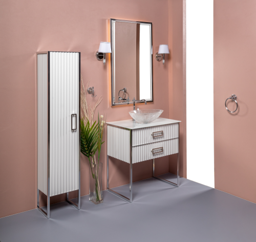 Зеркало в ванную с подсветкой Armadi Art Monaco 566-WCR 70х110