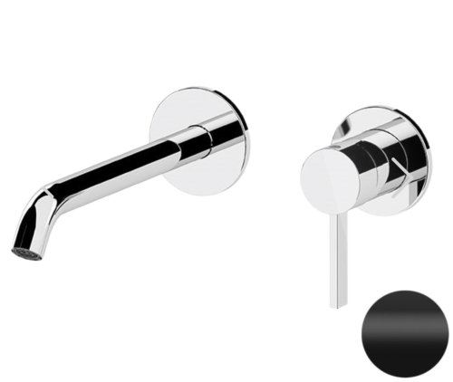 Смеситель для раковины Remer Metrica MC15PNO встраиваемый в стену черный