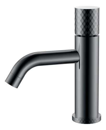 Смеситель Boheme Stick 121-SGM на раковину графит глянцевый