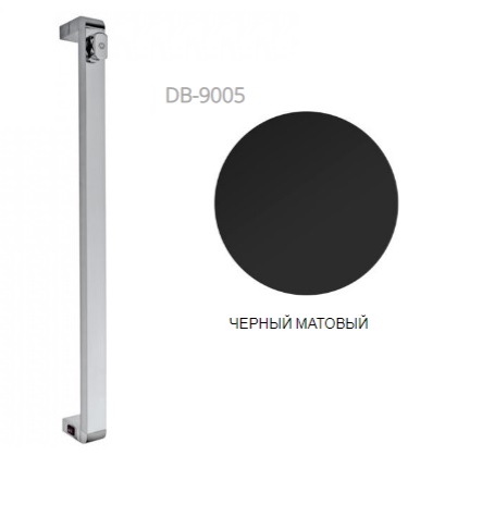 Полотенцесушитель Margaroli Panorama 686MBB-837 электрический черный матовый