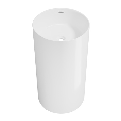 Раковина акриловая Wellsee Chalice Perfection 230611000 45х45 напольная цвет белый глянцевый без отверстий под смеситель Раковина акриловая Wellsee Chalice Perfection 230611000 45х45 напольная цвет белый глянцевый без отверстий под смеситель