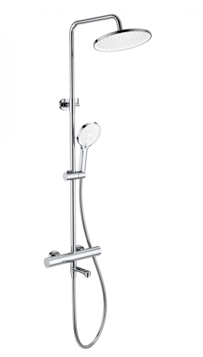 Душевая стойка Wonzon & Woghand WW-B3069-CR настенная цвет хром