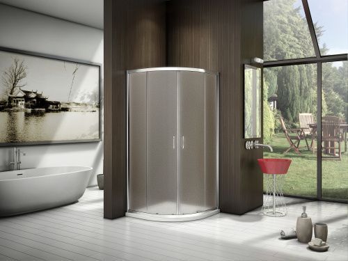 Душевой уголок Good Door LATTE ЛА00017 120х80 стекло матовое профиль белый без поддона