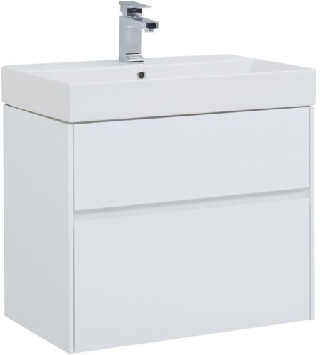 Тумба с раковиной Aquanet Бруклин 00212597 69,4х43,7х57,2 напольная/подвесная